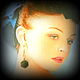 Earrings-pendulum-beaded. Earrings. ell77777. Online shopping on My Livemaster.  Фото №2