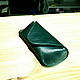 Eyeglass case leather. case for glasses. Glasses case. Eyeglass case. Bags and accessories. Alexandra (SSbagS). Online shopping on My Livemaster.  Фото №2