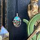 Винтаж: Двусторонний медальон с флорентийской мозаикой. Кулоны винтажные. AntiqueBird. Ярмарка Мастеров.  Фото №5