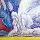 Картина девушка ангел с крыльями, акварель "Вещий сон". Картины. Логинов Илья (loggy-art). Ярмарка Мастеров.  Фото №5