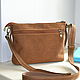 Leather Women's bag (crazy 435). Crossbody bag. J.P.-Handmade Designer Bags. My Livemaster. Фото №4