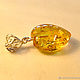 Amber. Pendant 'Close to my heart 1'. Pendants. Amber is a warm stone. My Livemaster. Фото №4