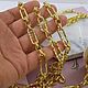 50cm Chain 7,5 mm (thickness) Gold plated (5314), Chains, Voronezh,  Фото №1
