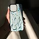 Чехол для Iphone 14 Pro Max из эпоксидной смолы. Чехол. O.L.S'you Leather crafts. Ярмарка Мастеров.  Фото №5