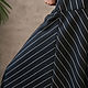 Black floor length skirt 4 wedges striped. Skirts. NATALINI. My Livemaster. Фото №12