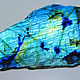 Labradorite spectral turquoise RARITY!!! buy, Cabochons, Tolyatti,  Фото №1