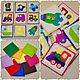 Flashcards made of felt for children 1+ years. Educational cards for k, Play sets, St. Petersburg,  Фото №1