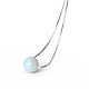 Agate - Silver chain with agate Aqua color. Art.№55, Pendants, Moscow,  Фото №1