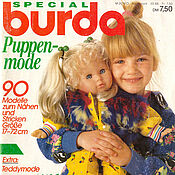Материалы для творчества handmade. Livemaster - original item Burda Special Magazine - Fashion for dolls 1988 E 946. Handmade.