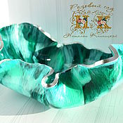 Посуда handmade. Livemaster - original item Candy bowl, fruit bowl, vase, dish on legs made of epoxy resin.. Handmade.