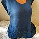 Handmade 'Sonya' vest. Vests. hand knitting from Galina Akhmedova. My Livemaster. Фото №5