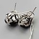 Silver earrings with black onyx and cubic zirconia. Earrings. yakitoriya. My Livemaster. Фото №5