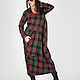 Red wool plaid dress autumn-winter - DR0398CT. Dresses. EUG fashion. Online shopping on My Livemaster.  Фото №2