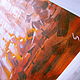 Картина Кафе, Картина Маслом на Холсте, Импрессионизм, 40х60 см. Картины. Вкусные Картины. Ярмарка Мастеров.  Фото №6