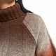 Order Women's Autumn gradient sweater 100% sheep wool sectional. SIBERIA COOL (knitting & painting) (Siberia-Cool). Livemaster. . Sweaters Фото №3