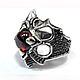 Кольцо из серебра Webclow ARR29-03red. Кольца. Blacksilver. Ярмарка Мастеров.  Фото №5