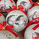 Christmas balls Funny hedgehogs. Christmas decorations. nikazvereva. My Livemaster. Фото №5