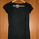 Vintage clothing: Black tunic with lurex and the inscription France, Vintage blouses, Moscow,  Фото №1