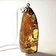 Very large pendant made of natural Baltic amber(320). Pendant. amber-kaliningrad. My Livemaster. Фото №5