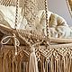 Заказать Подвесное кресло, гамак, макраме. Macrame gamak. Ярмарка Мастеров. . Качели садовые Фото №3