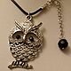  large pendant 'Black-eyed Owl', Pendant, Moscow,  Фото №1