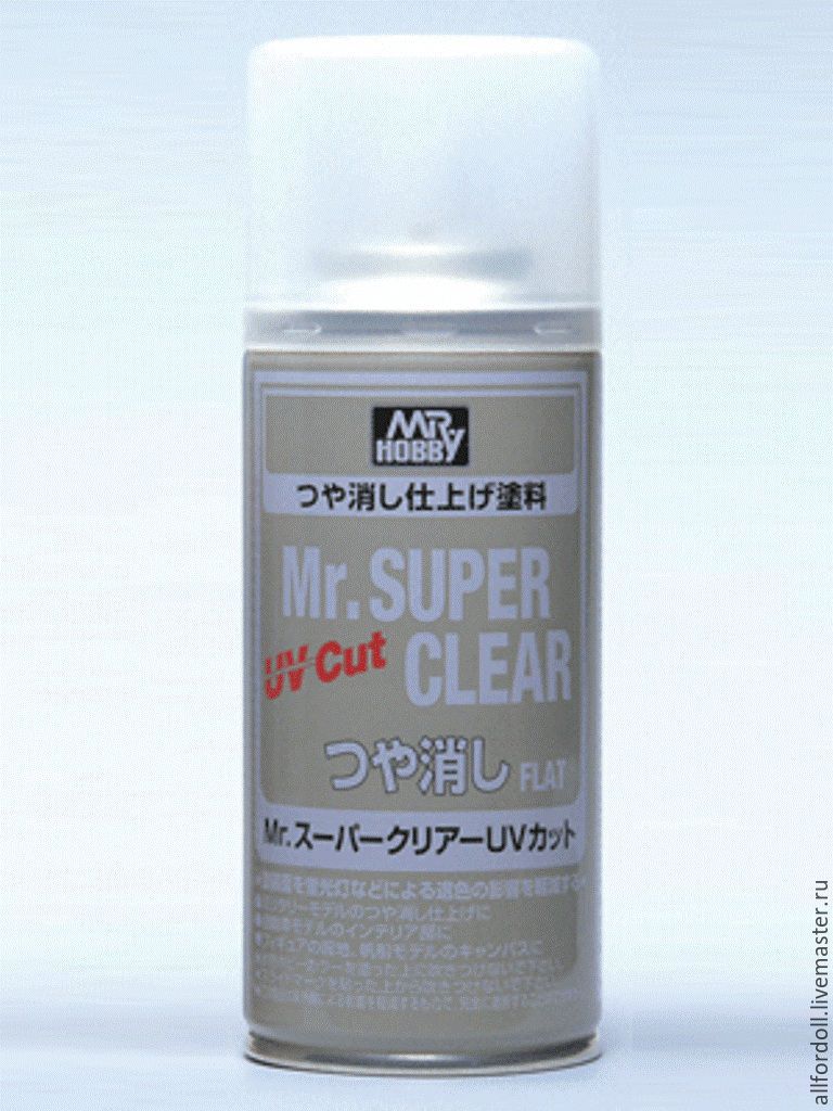 Клир. Mr. super Clear / лак Mr. super Clear UV Cut Flat матовый с UV-фильтром, 170 мл.. B-514 GUNZE Sangyo (Mr.super Clear). Лак спрей в514 Mr/ super Clear. Лак акриловый супер клир матовый.