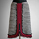 Tweed skirt Ornella. Elegant handmade tweed houndstooth crochet skirt, Skirts, Odessa,  Фото №1