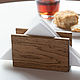 Rectangular napkin holder made of light oak, Napkin holders, Moscow,  Фото №1