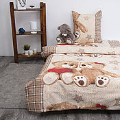 Для дома и интерьера ручной работы. Ярмарка Мастеров - ручная работа Cotton bed linen for children. Handmade.