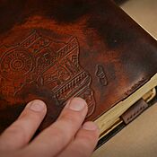 Leather cover for books 