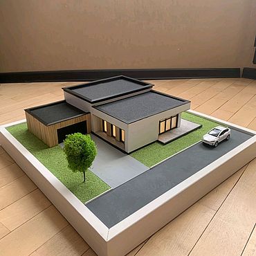 Архитектурный макет дома из бумаги (94 фото) - красивые картинки и HD фото