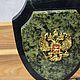 Сувенир статуэтка из змеевика щит и меч подарок мужчине на 23 февраля. Подарки на 8 марта. Украшения из самоцветов 'ГРАНАТ-МК' (samotsvety-ot-granat-mk). Интернет-магазин Ярмарка Мастеров.  Фото №2