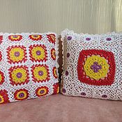 Для дома и интерьера handmade. Livemaster - original item Knitted pillowcase 40 cm. Handmade.