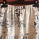 Order  Women's skirt made of linen, cotton with lace. victoriatkani. Livemaster. . Skirts Фото №3