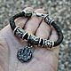 Bracelet braided amulet Veles Star of Russia Runes, Braided bracelet, Moscow,  Фото №1