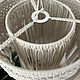 Абажур бохо макраме. Абажуры и плафоны. Наталья (MACRAME FOR HYGGE). Ярмарка Мастеров.  Фото №4