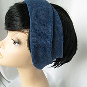 Аксессуары handmade. Livemaster - original item Headbands: blue merino headband. Handmade.
