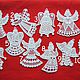 The set of 'Angels Lace', 10 pieces, Christmas decorations, Moscow,  Фото №1