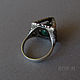 Silver ring with malachite, Rings, St. Petersburg,  Фото №1