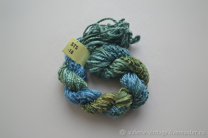 Mix of silk threads (№18), Thread, Moscow,  Фото №1
