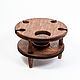 Siberian cedar wine table with removable Cup VN6. Trays. ART OF SIBERIA. My Livemaster. Фото №4