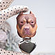Ring number holder based on the photo of the animal, Brooches, Krasnodar,  Фото №1