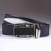 Аксессуары handmade. Livemaster - original item A leather belt Stingray IMC3001B. Handmade.