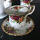 Order ROYAL ALBERT coffee set 'Roses of old England', England. Dutch West - Indian Company. Livemaster. . Vintage sets Фото №3