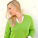 Джемпер вязаный Весенняя зелень. Джемперы. Татьяна Knitting Patterns ( tussyL). Интернет-магазин Ярмарка Мастеров.  Фото №2