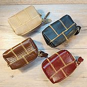 Сумки и аксессуары handmade. Livemaster - original item Women`s and children`s wallet with zipper. Genuine leather.. Handmade.