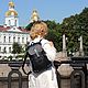 Кожаный женский рюкзак черный Ночь Мод Р13-111, Рюкзаки, Санкт-Петербург,  Фото №1