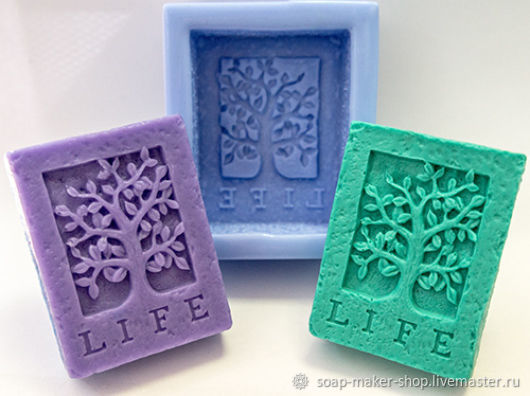 Silicone mold for soap 'Tree of Life', Form, Shahty,  Фото №1