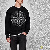 Мужская одежда handmade. Livemaster - original item Sweatshirt Men`s Print Mandala Sweatshirts Cotton. Handmade.