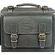 Leather briefcase 'Scout' black, Brief case, St. Petersburg,  Фото №1
